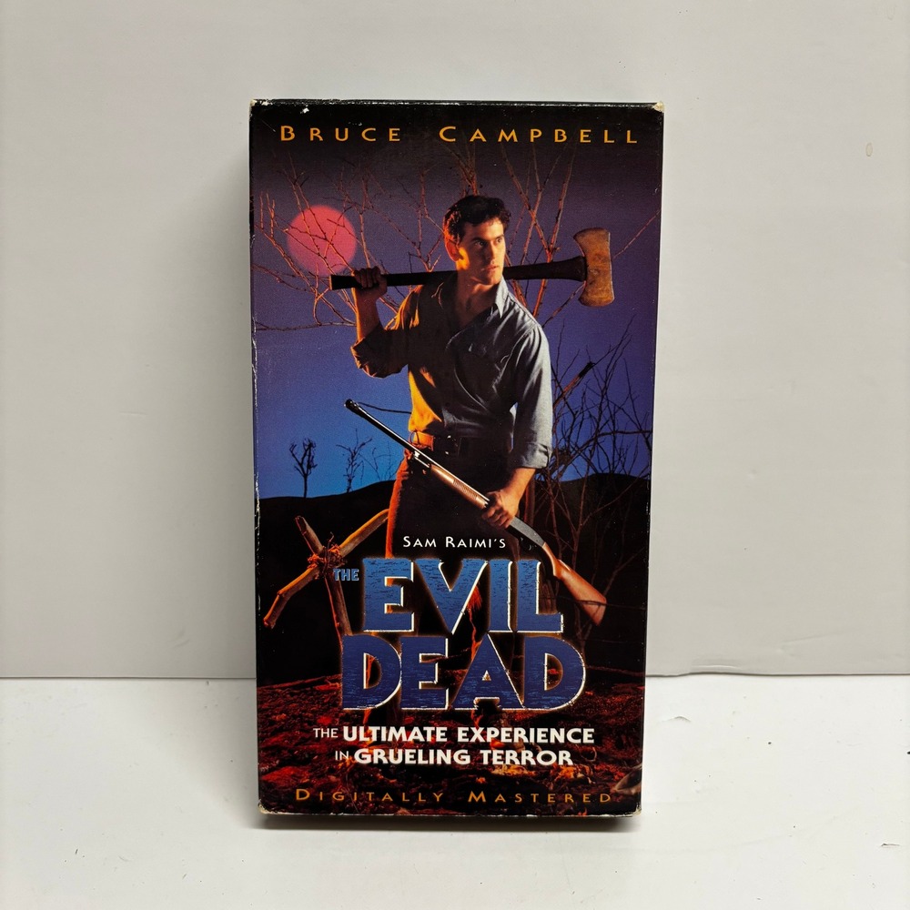 The Evil Dead VHS Bruce Campbell Sam Raimi Horror Cult Classic HGV Video A22